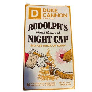 Duke Cannon Rudolphs Night Cap Big Ass Brick Soap for Men 10oz Ltd  Ed Christmas